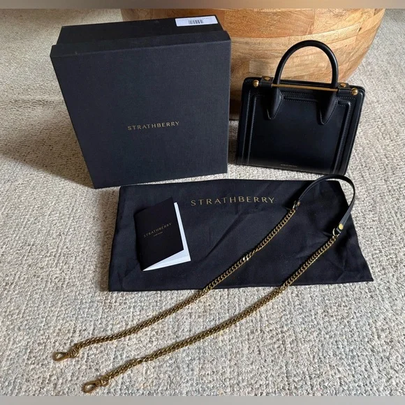 Strathberry black mini tote - Picture 2 of 11